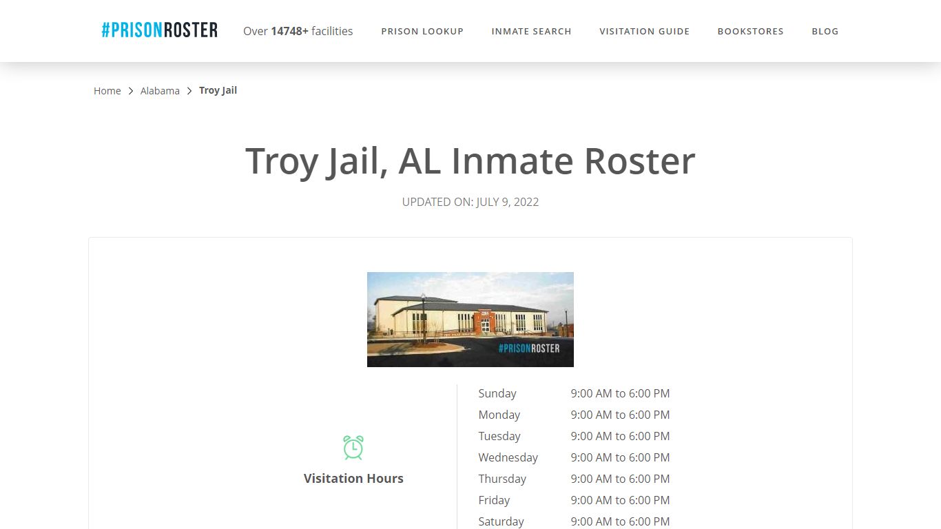 Troy Jail, AL Inmate Roster